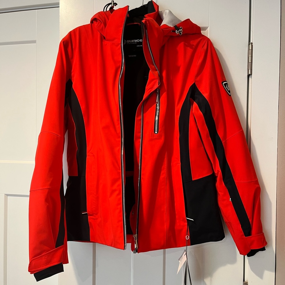 NWT Sunice Insulated Rae Women’s Ski Jacket (Size: 10 / Color: Scarlet Flame)